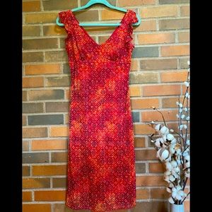 La Belle red party dress size M -fun bodycon sexy